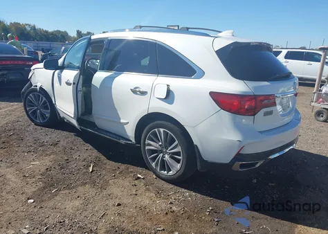 2018 Acura Mdx Technology Package Acurawatch Plus Pkg из США, поврежденный, VIN 5J8YD3H5XJL000582